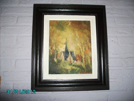 kerkje van vlassenbroek in herfst